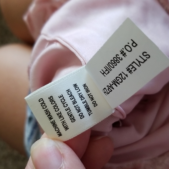 Self Esteem Juniors Pink Velvet Cropped Sweater. - Picture 6 of 7